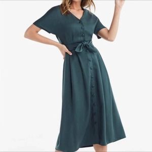 NEW!! VETTA The Two Piece Midi Dress in Emerald NWT sz 12
